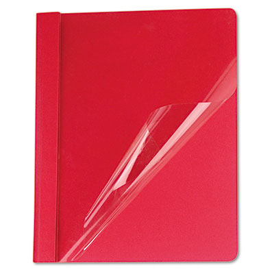 Universal&reg; Clear Front Report Cover with Prong Fasteners