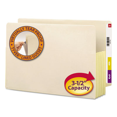 Smead&reg; Manila End Tab File Pockets