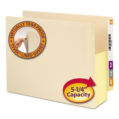 Smead&reg; Manila End Tab File Pockets