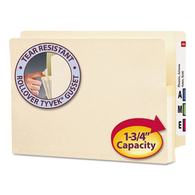 Smead&reg; Manila End Tab File Pockets