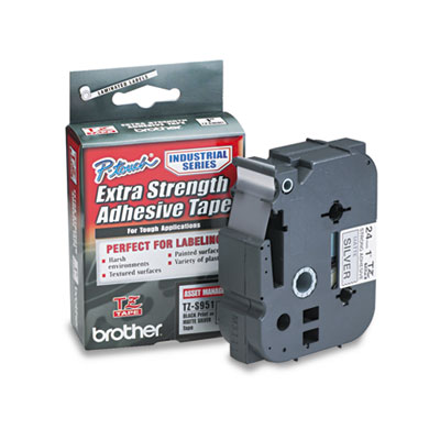 Brother&reg; P-Touch&reg; TZe Series Extra-Strength Adhesive Laminated Labeling Tape