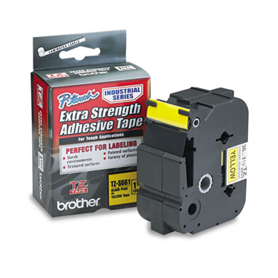 Brother&reg; P-Touch&reg; TZe Series Extra-Strength Adhesive Laminated Labeling Tape