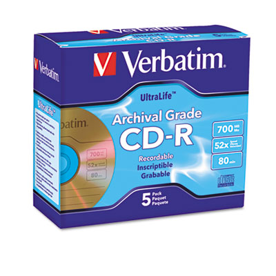 Verbatim&reg; CD-R Archival Grade Recordable Disc