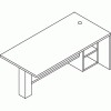 HON&reg; Attune&reg; Series Left Peninsula with End Panel