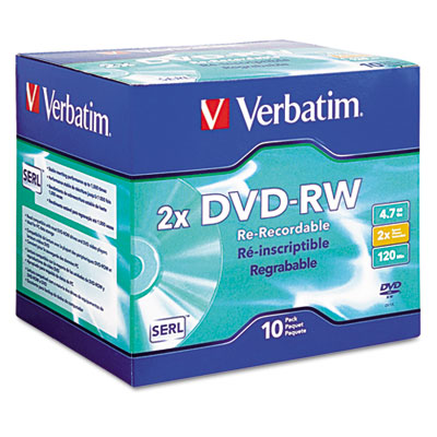 Verbatim&reg; DVD-RW Rewritable Disc