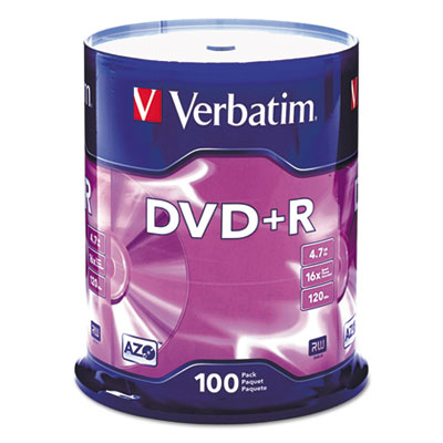 Verbatim&reg; DVD+R Recordable Disc