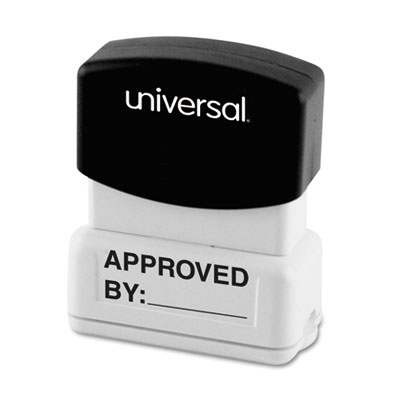 Universal&reg; Recycled Pre-Inked Custom Stamp
