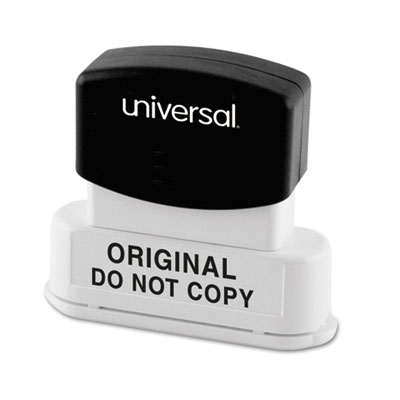 Universal&reg; Recycled Pre-Inked Custom Stamp