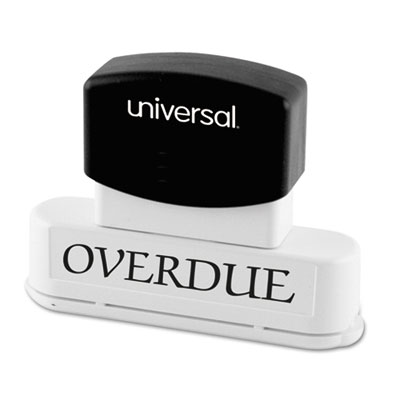 Universal&reg; Recycled Pre-Inked Custom Stamp