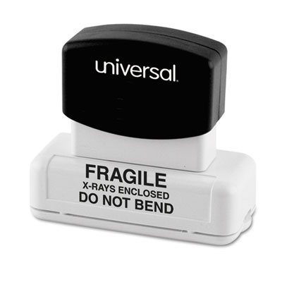 Universal&reg; Recycled Pre-Inked Custom Stamp
