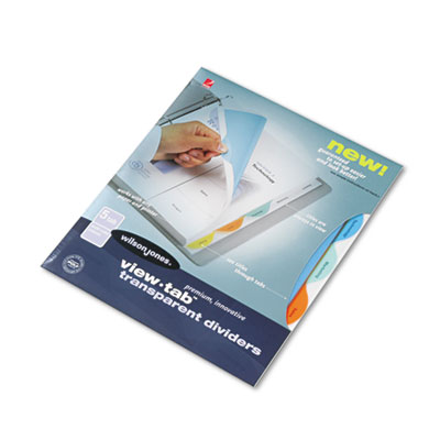 Wilson Jones&reg; View-Tab&reg; Transparent Index Dividers