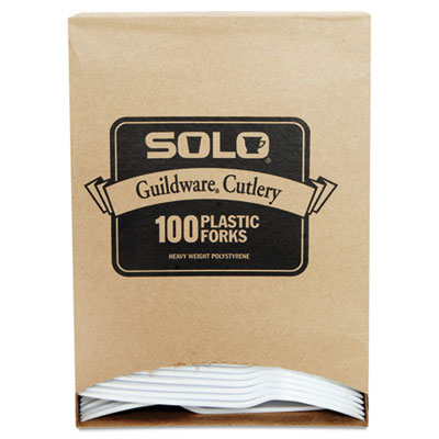 SOLO&reg; Cup Company Guildware&reg; Extra Heavyweight Plastic Cutlery