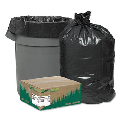 Earthsense&reg; Commercial Linear Low Density Recycled Can Liners