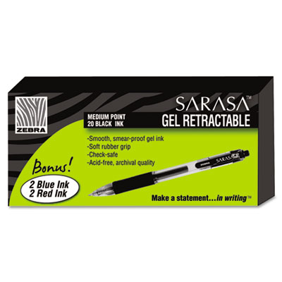 Zebra Sarasa&reg; Gel Retractable Pen