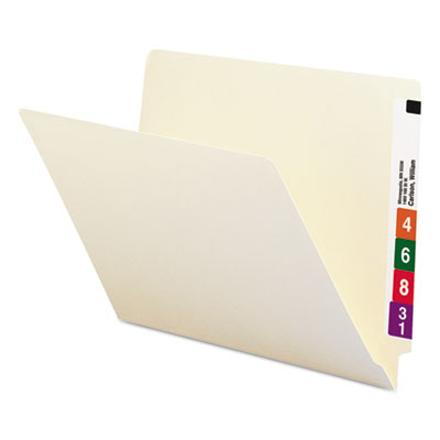 Smead&reg; Heavyweight Manila End Tab Folders