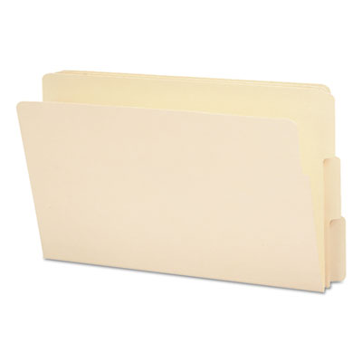 Smead&reg; Heavyweight Manila End Tab Folders
