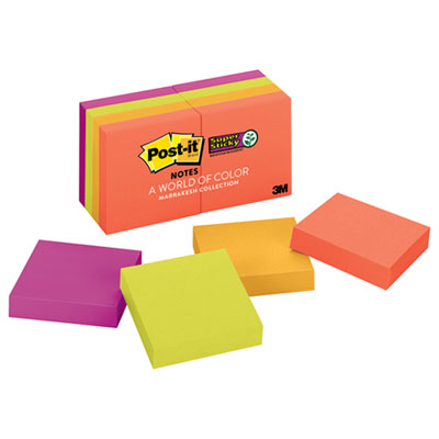 Post-it&reg; Notes Super Sticky Pads in Marrakesh Colors