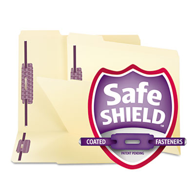 Smead® Manila Fastener Folders with SafeSHIELD® Coated Fasteners Smead® Manila Fastener Folders with SafeSHIELD® Coated Fasteners