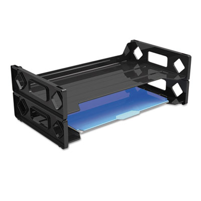 Universal&reg; Recycled Plastic Side Load Desk Trays