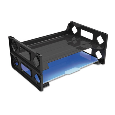 Universal&reg; Recycled Plastic Side Load Desk Trays