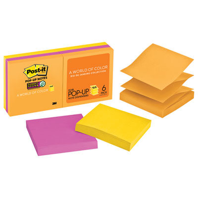 Post-it&reg; Pop-up Notes Super Sticky Pop-up 3 x 3 Note Refills