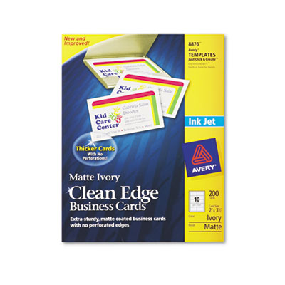 Avery&reg; Premium Clean Edge Business Cards