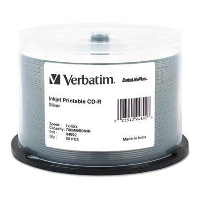 Verbatim&reg; CD-R DataLifePlus Printable Recordable Disc