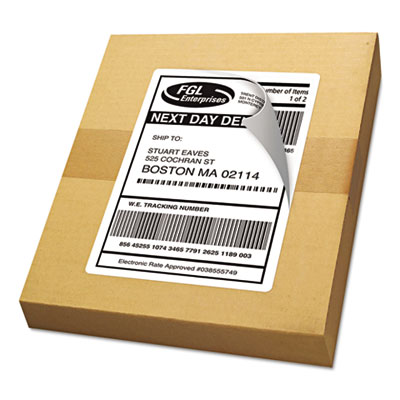 Avery&reg; Shipping Labels with Ultrahold&trade; Adhesive and TrueBlock&reg; Technology