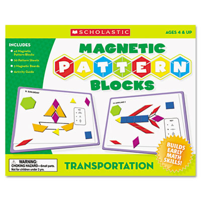 Scholastic Magnetic Pattern Blocks