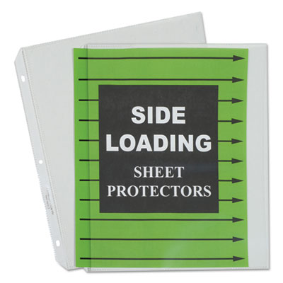 C-Line&reg; Side Loading Polypropylene Sheet Protector