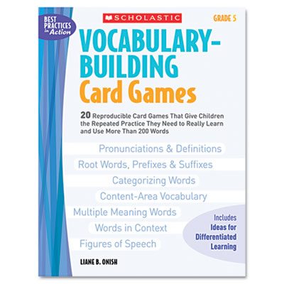 Scholastic Vocabulary Building Card Games Scholastic Vocabulary Building Card Games