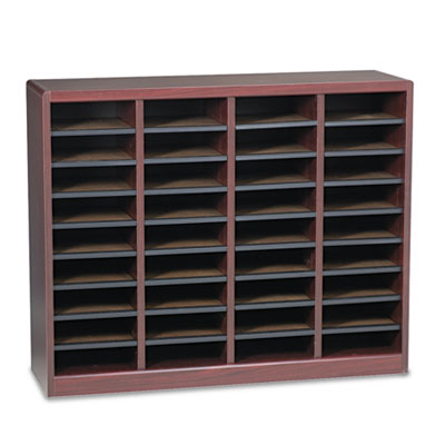 Safco&reg; E-Z Stor&reg; Wood Literature Organizers