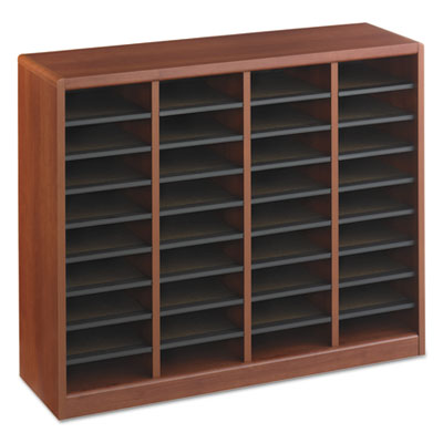 Safco&reg; E-Z Stor&reg; Wood Literature Organizers