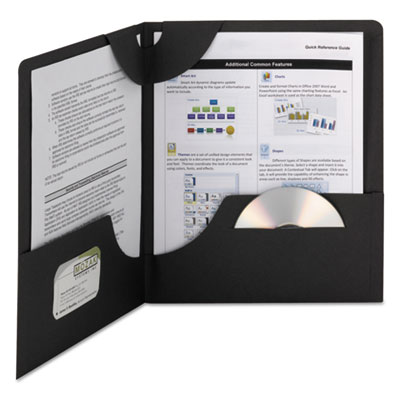 Smead&reg; Lockit&reg; Two-Pocket Folders in Textured Stock