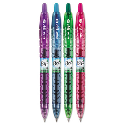Pilot&reg; B2P Bottle-2-Pen Recycled Retractable Gel Ink Pen