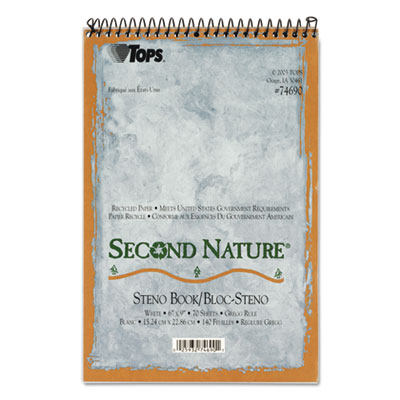 TOPS&trade; Second Nature&reg; Recycled Notebooks