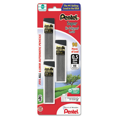 Pentel&reg; Super Hi-Polymer&reg; Lead Refills