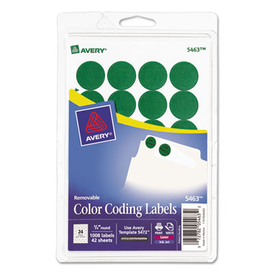 Avery&reg; Removable Color-Coding Labels