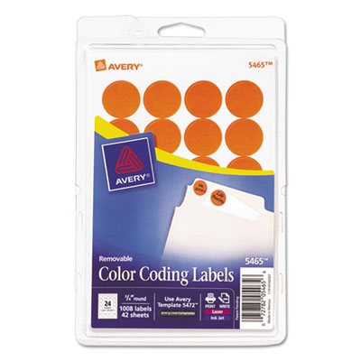 Avery&reg; Removable Color-Coding Labels