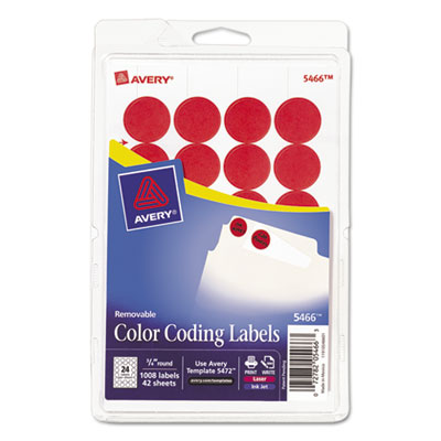 Avery&reg; Removable Color-Coding Labels