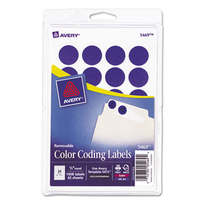 Avery&reg; Removable Color-Coding Labels