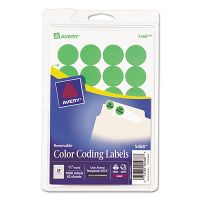 Avery&reg; Removable Color-Coding Labels