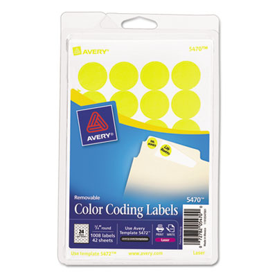 Avery&reg; Removable Color-Coding Labels