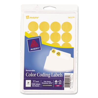 Avery&reg; Removable Color-Coding Labels