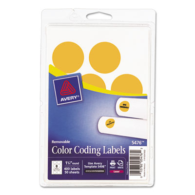 Avery&reg; Removable Color-Coding Labels