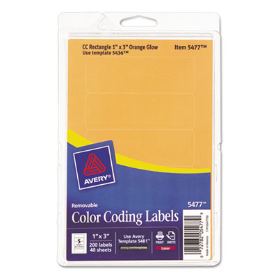 Avery&reg; Removable Color-Coding Labels