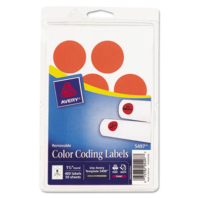 Avery&reg; Removable Color-Coding Labels