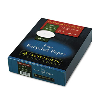 Southworth&reg; 25% Cotton Recycled Business Paper