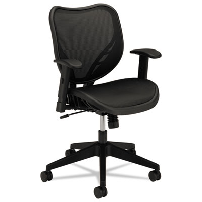 basyx&reg; VL552 Mesh Mid-Back Task Chair with Mesh Seat
