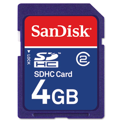SanDisk&reg; SDHC Memory Card